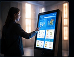 Interactive kiosk for events and museums