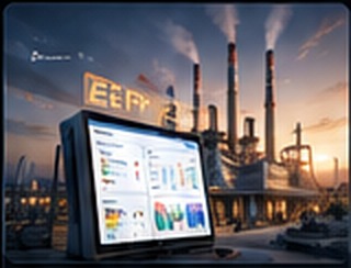 Manufacturing ERP dashboard and industrial operations